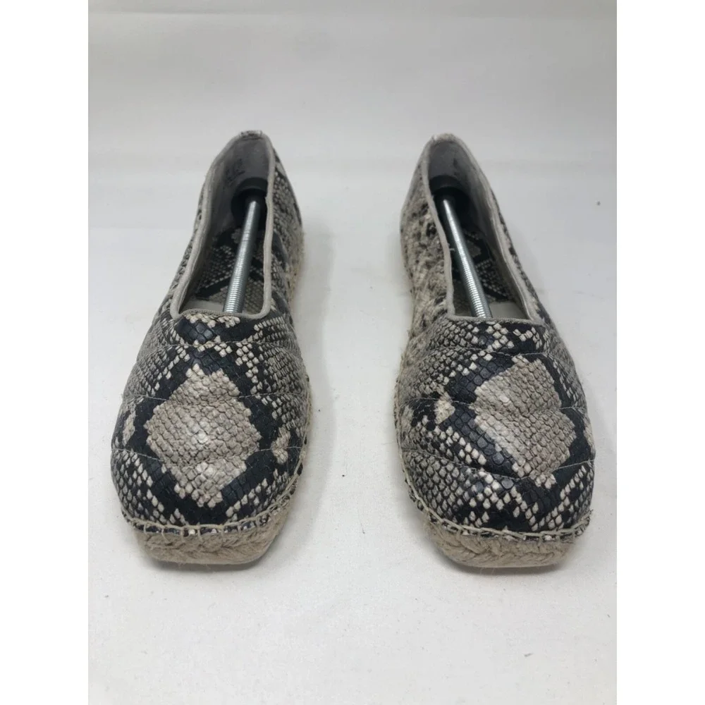 FRANCO SARTO Kiya Women's US 10 Snake‎ Skin Print Espadrille Slip On